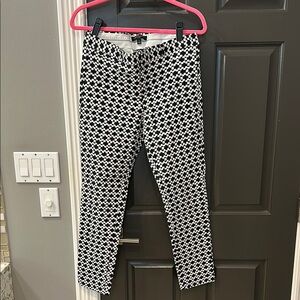 Banana Republic Monochrome Patterned Pants